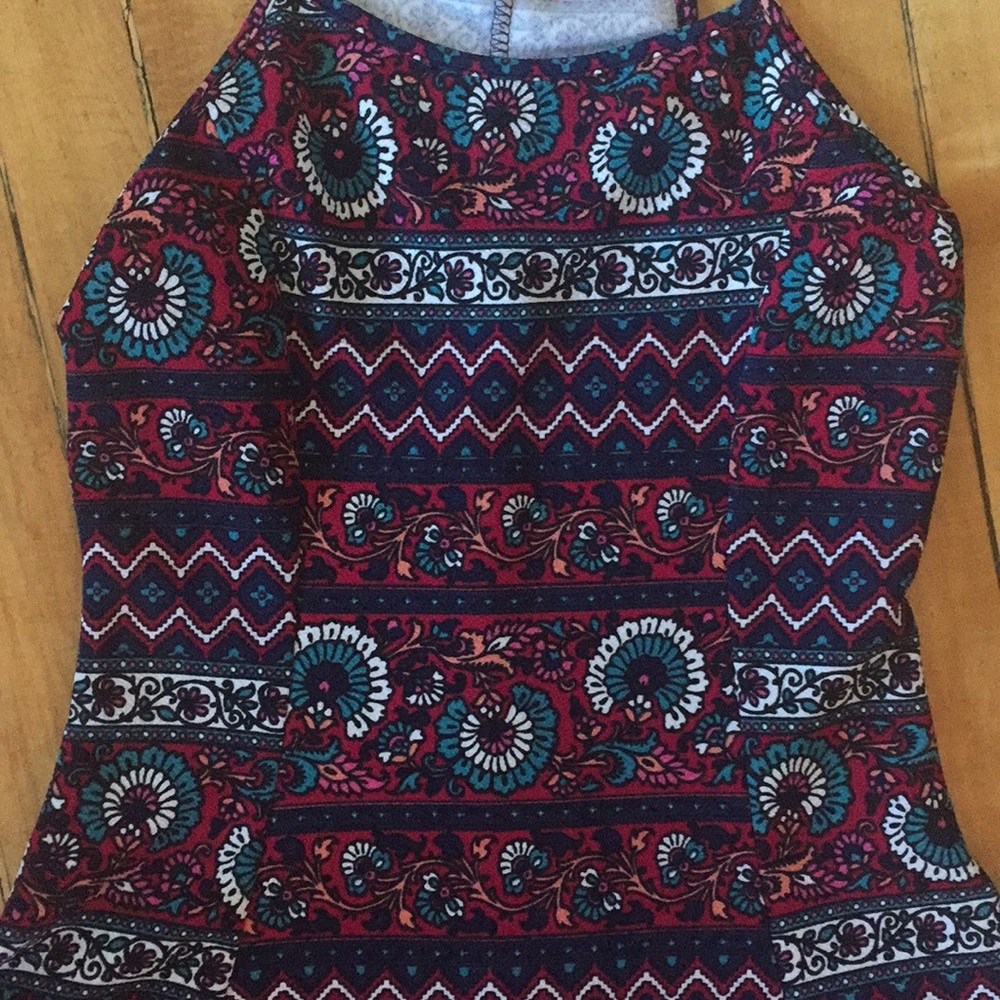Patterned Mini Dress - Picture 2 of 4